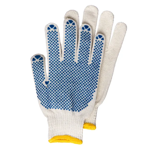 Working gloves isolated on white — Stock Photo, Image