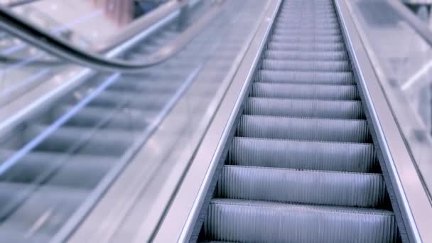 Escalier moderne escalator — Video