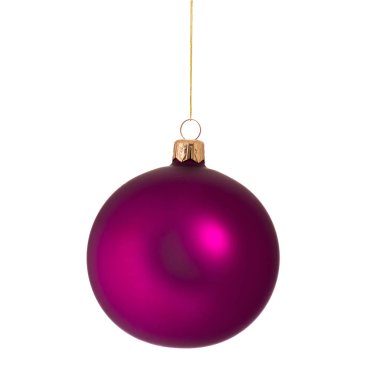 Christmas bauble on white clipart