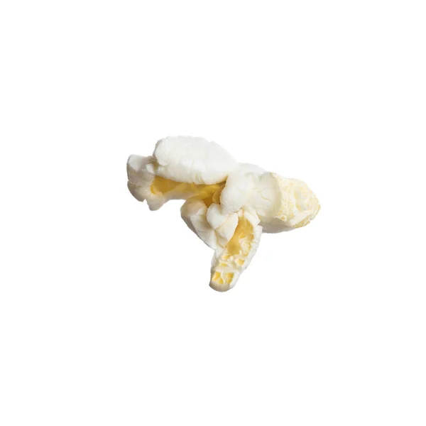 Maïs soufflé isolé sur blanc — Photo