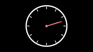 Kronometre düz animasyon