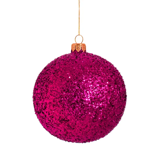 Bauble di Natale su bianco — Foto Stock