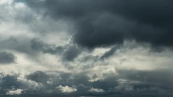 4 k zaman atlamalı fırtına bulutları — Stok video