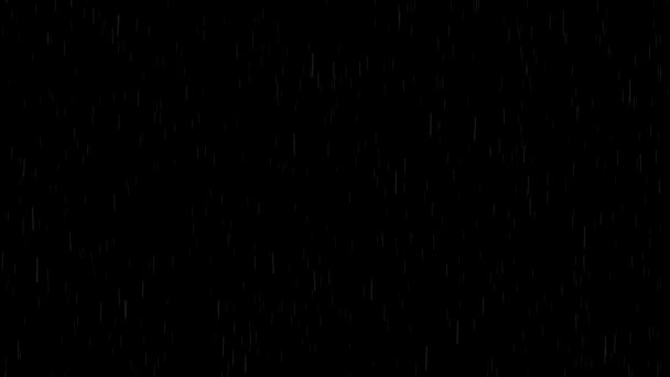 Animation gouttes de pluie tombantes 