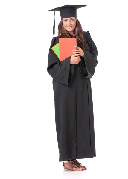 Graduate girl student — Stock Photo, Image