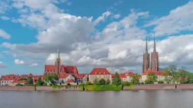 Wroclaw 'da Katedral Vaftizcisinin 4K Zaman Süreleri