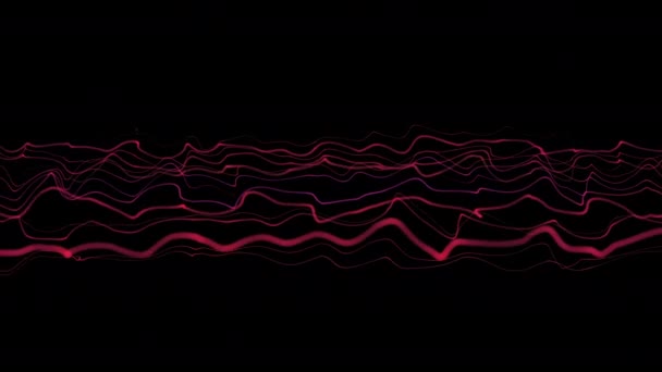 Animation des cordes de mouvement — Video