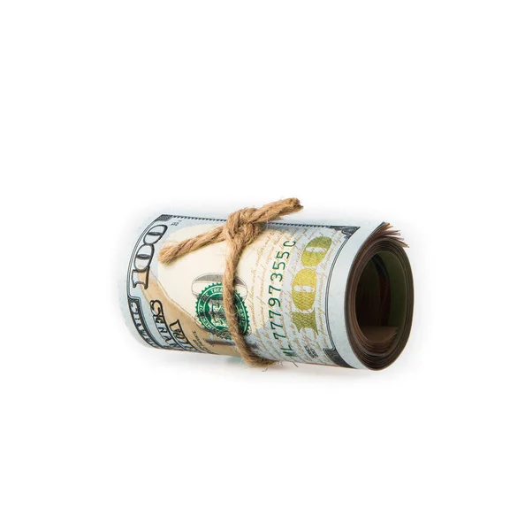 Roll of 100 usd note — Stock Photo, Image