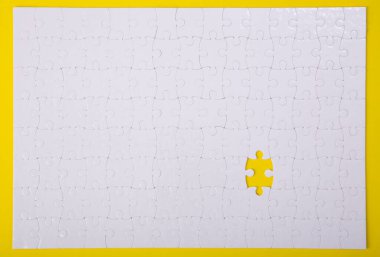 Beyaz yapboz desenli arka plan. yapboz