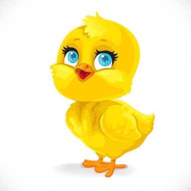 Beyaz bir arka planda izole edilmiş şirin bir bebek.