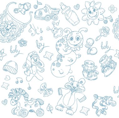 Kusursuz bir geçmişi var. Oyuncakları, kıyafetleri ve aksesuarları olan bir çocuk.