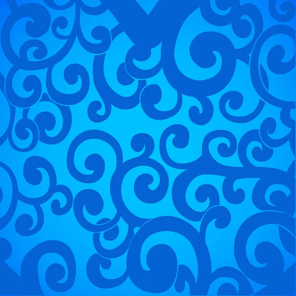 你的贺词的蓝色精致的抽象背景 — 图库矢量图片