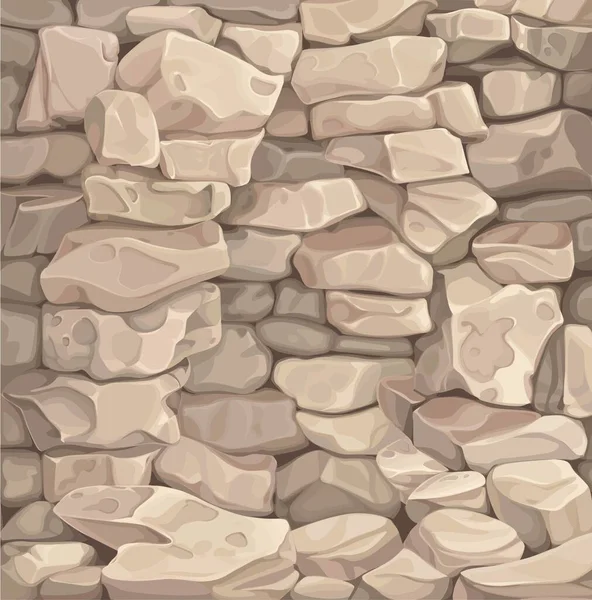 Πέτρινος Τοίχος Ιστορικό Από Λίθινο Ψαμμίτη — Διανυσματικό Αρχείο