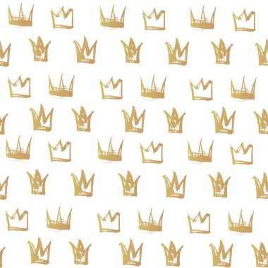 Altın taç dokusundan kusursuz desen beyaz arka planda kalın bir acıya neden olur.