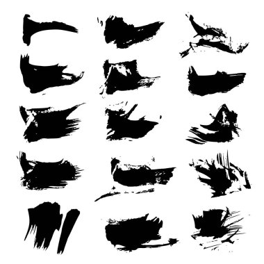 Beyaz arkaplanda siyah desenli lekeler izole edilmiş.