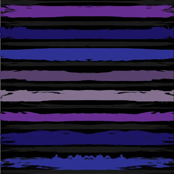 黒を基調とした長い質感のスミアからの青と紫のシームレスなパターン — ストックベクタ