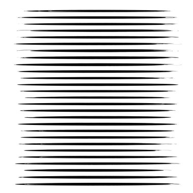 Beyaz arka planda izole edilmiş uzun ince siyah desenli lekeler