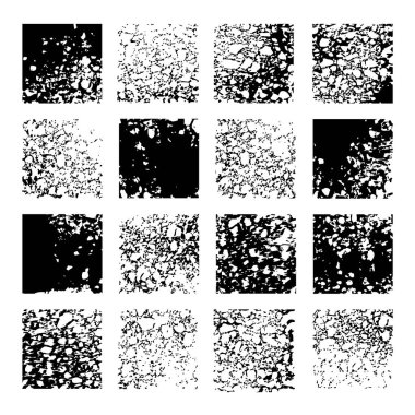 Beyaz arkaplanda izole edilmiş büyük bir desen izi.