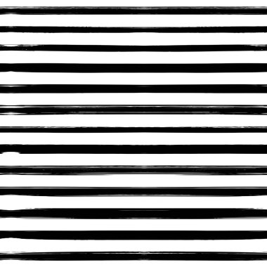 Beyaz arkaplandaki ince siyah yatay soyut uzun desenli fırça darbelerinden pürüzsüz desen