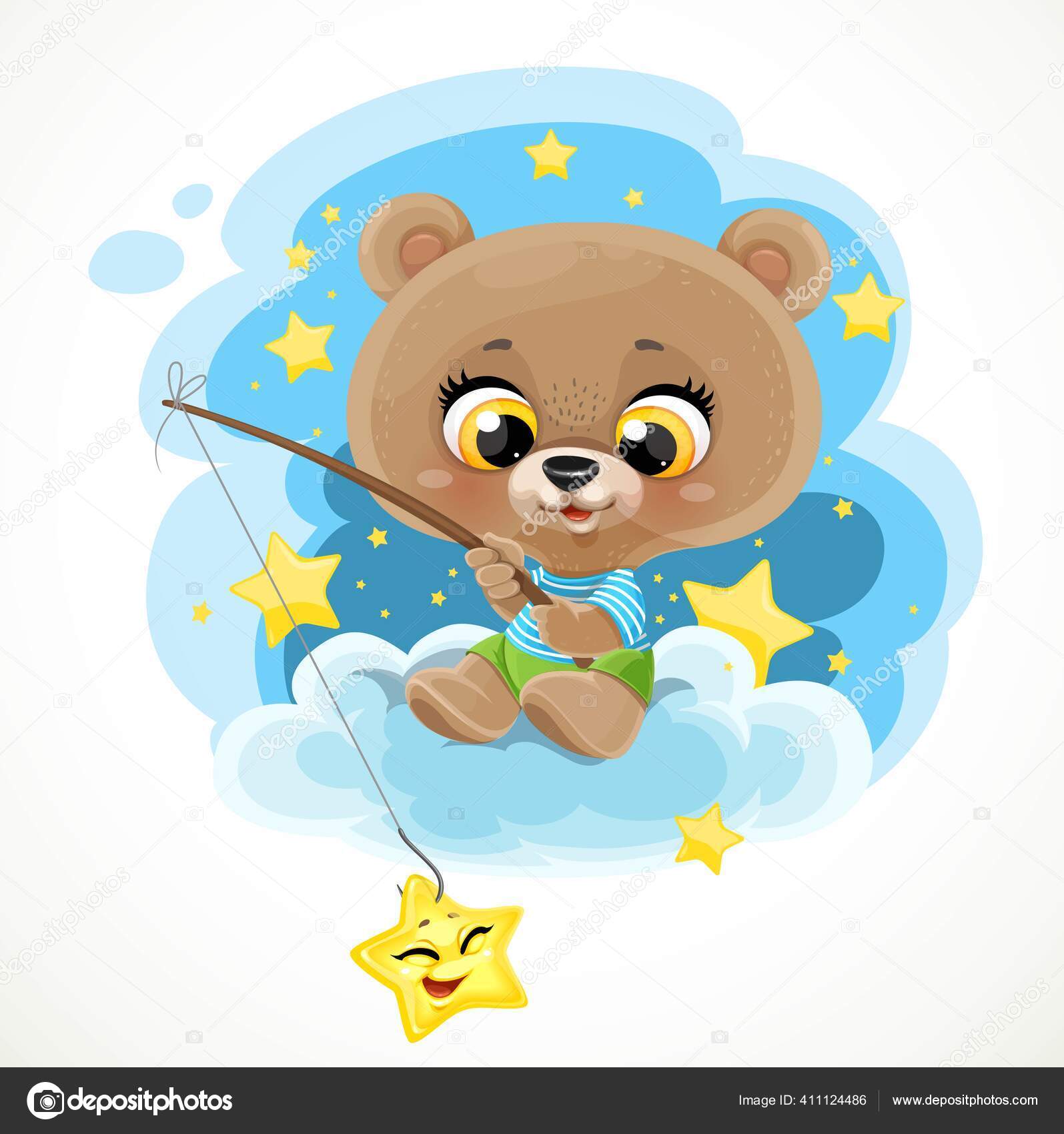 Bebe Ours Dessin Anime Mignon Assis Sur Nuage Avec Une Image Vectorielle Par Yadviga C Illustration Bebe Ours Dessin Anime Mignon Assis Sur Nuage Avec Une Image Vectorielle Par Yadviga C Illustration