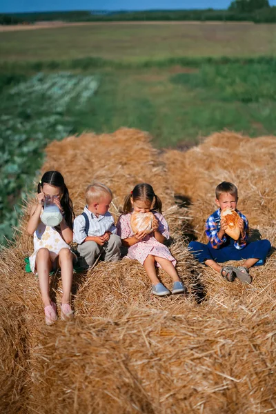 Bambini Nelle Zone Rurali Vivere — Foto Stock