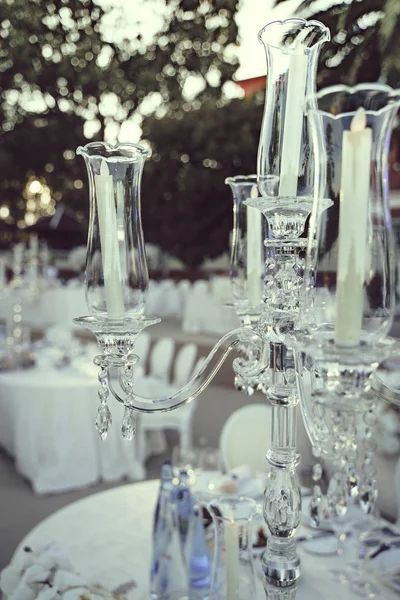 이벤트 파티 또는 결혼식에 대 한 테이블 — Stock Fotó