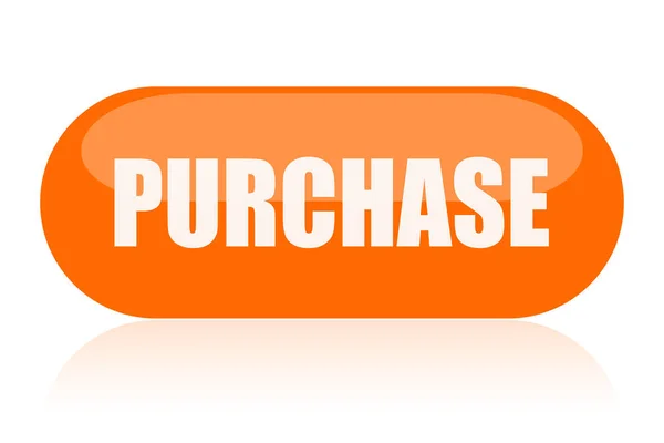 Compra Botón Ovalado Naranja Aislado Sobre Fondo Blanco —  Fotos de Stock