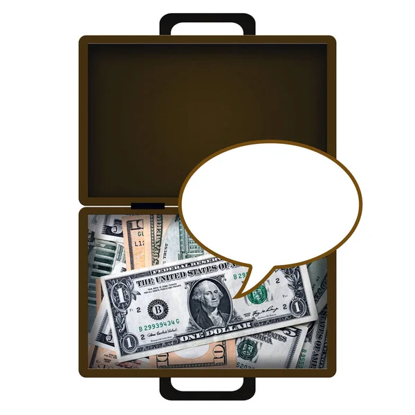 Money talks — Stock Photo, Image