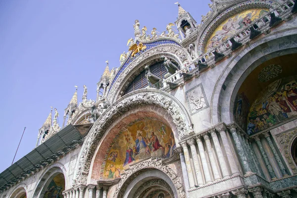 Byzantine mosaic lunettes of San Marco Cathedral, Venice, Italy