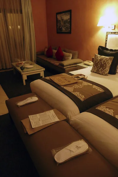 Bedroom suite in a luxury hotel
