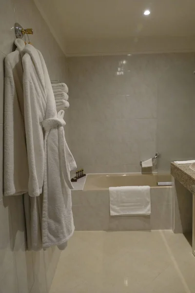 Bathroom suite in a luxury hotel