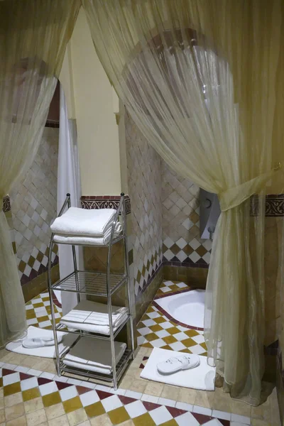 Bathroom suite in a luxury hotel