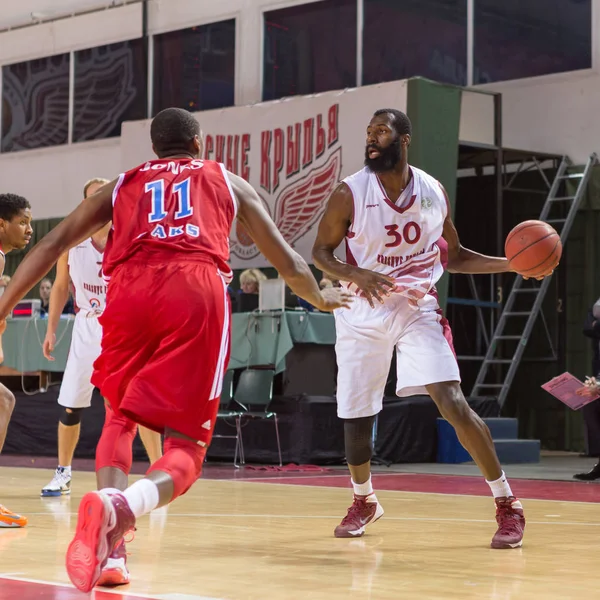 Samara Rússia Dezembro Krasnye Frente Krylia Julian Wright Com Bola — Fotografia de Stock