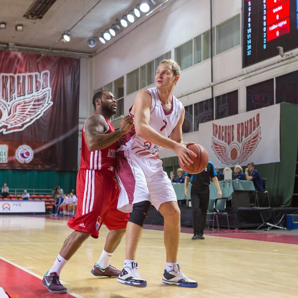 Samara Ryssland December Krasnye Krylia Guard Anton Ponkrashov Med Boll — Stockfoto