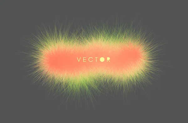 Keret Kaotikus Vonalból Álló Absztrakt Vektor Illusztráció Design Sablon Szöveg — Stock Vector