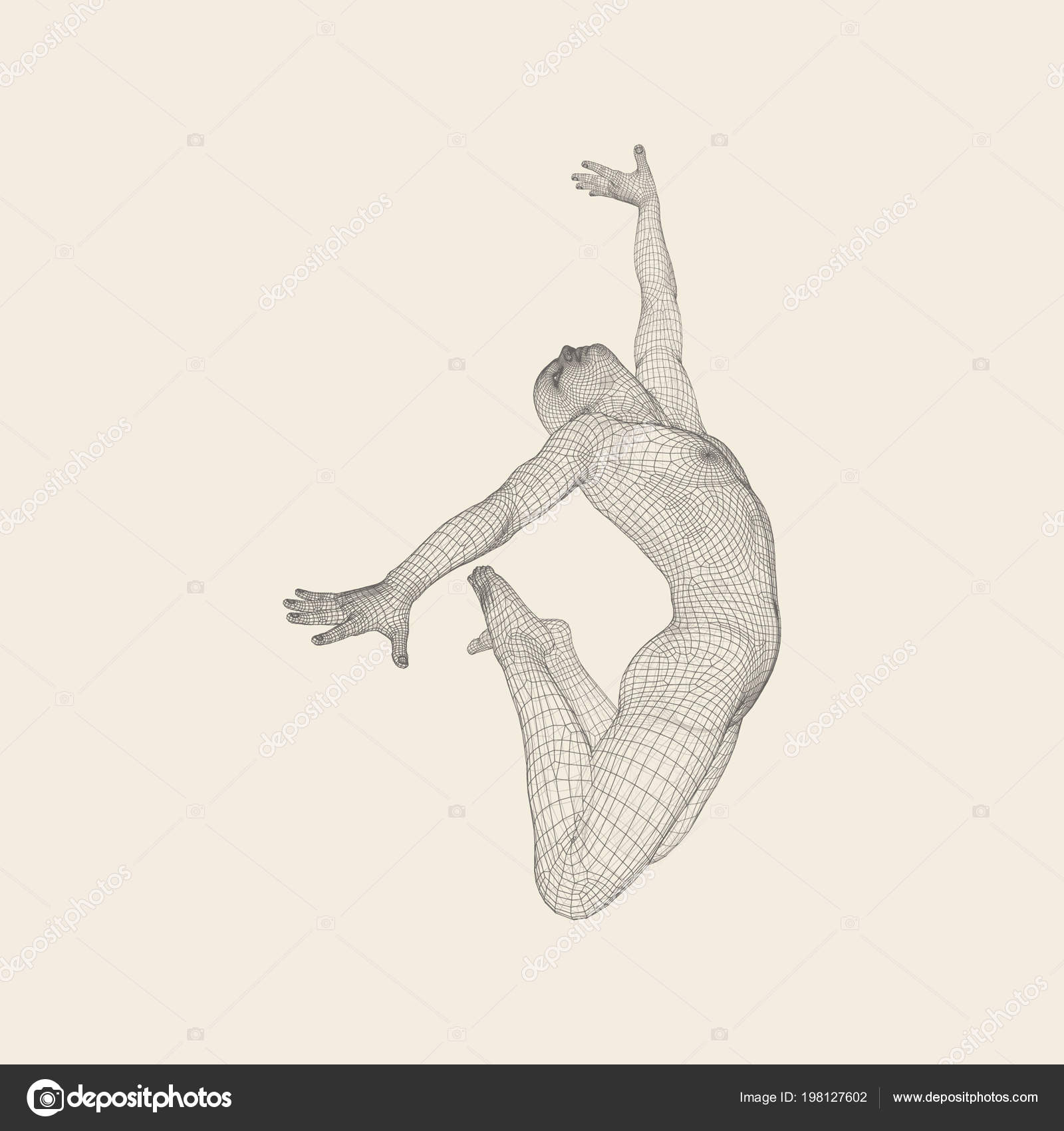 Gymnast Model Man Human Body Model Gymnastics Activities Icon Health Vector Image By C Studiom1 Vector Stock