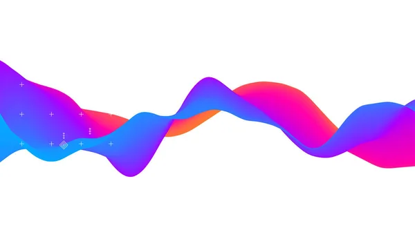 Абстрактный Волнистый Рисунок Предпосылки Дизайна Векторная Реклама Баннера Флаера Обложки — стоковый вектор