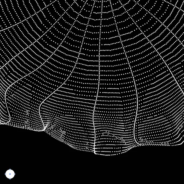 Cobweb Contesto Della Rete Struttura Collegamento Stile Tecnologia Illustrazione Vettoriale — Vettoriale Stock