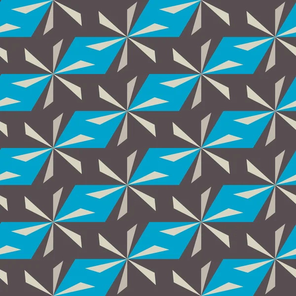 Seamless Mosaic Pattern Geometric Background Vector Illustration — Stock Vector