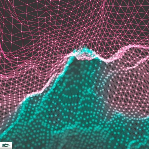 ネットワーク抽象的な背景 技術のベクトル図 — ストックベクタ