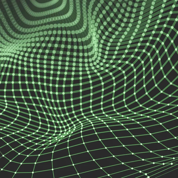Мережа Абстрактного Фону Технологія Векторні Ілюстрації — стоковий вектор