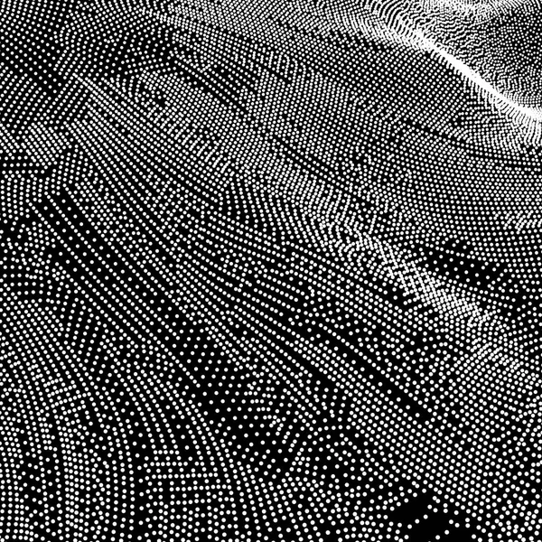 Масив Динамічними Частинками Футуристичний Стиль Технології Абстрактний Фон Текстура Світлові — стоковий вектор