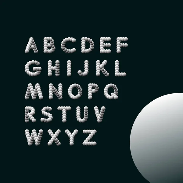 Alphabet Prêt Illustration Vectorielle Éléments Conception — Image vectorielle