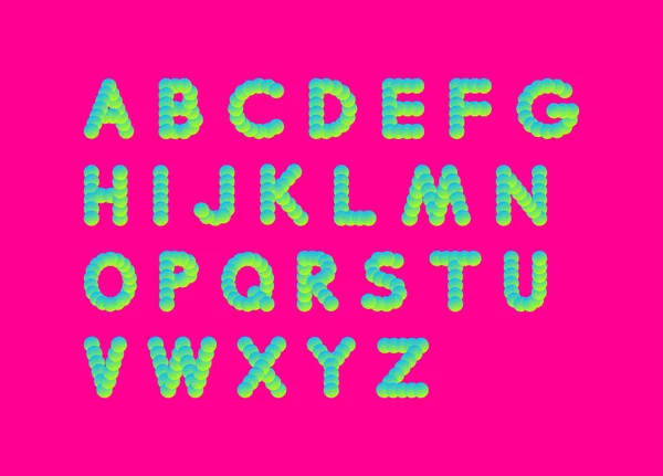 Alphabet Prêt Illustration Vectorielle Éléments Conception — Image vectorielle