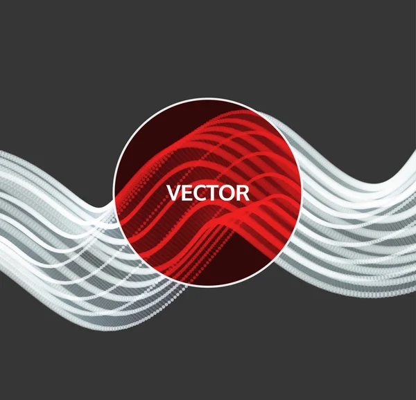 Spirál Kapcsolat Felépítés Absztrakt Rács Tervezés Vektoros Illusztráció Tudomány Technológia — Stock Vector