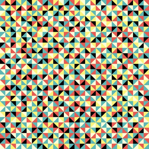 Naadloze Patroon Van Geometrische Vormen Kleurrijk Mozaïek Achtergrond Geometrische Vector — Stockvector