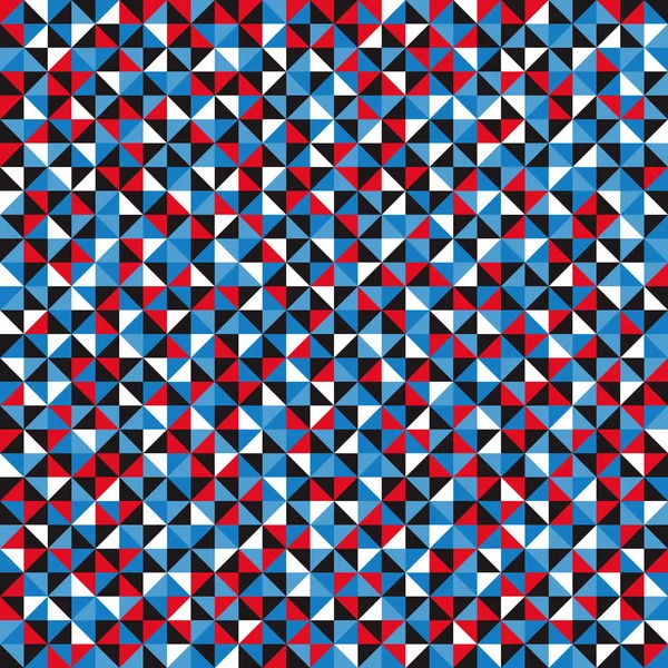 Vzor Bezešvé Geometrických Tvarů Barevné Mozaiky Kulisou Geometrické Vektorové Pozadí — Stockový vektor