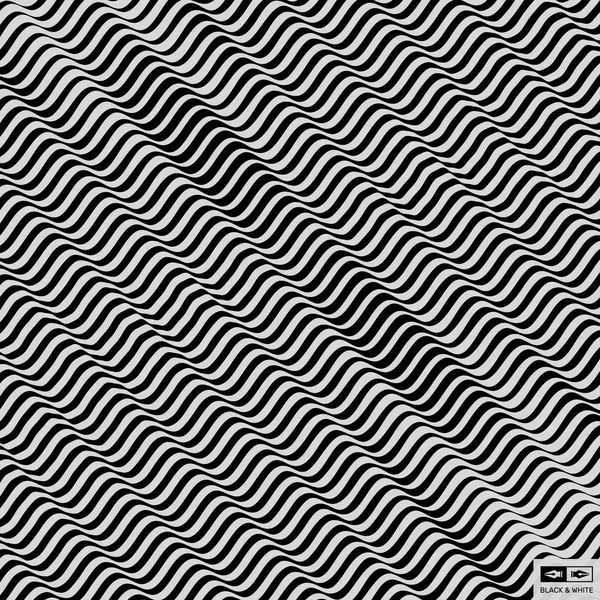 Оптическая Иллюзия Черно Белый Абстрактный Полосатый Фон Векторная Иллюстрация — стоковый вектор