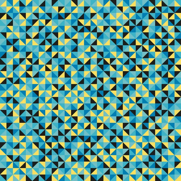 기하학적 모양의 패턴입니다 화려한 모자이크 막입니다 기하학적 배경입니다 다채로운 삼각형 — 스톡 벡터
