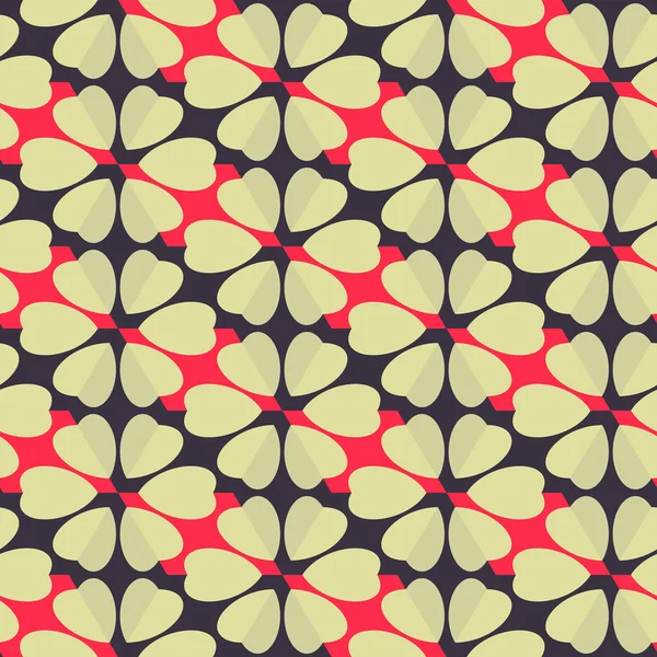 シームレスなモザイク パターン 幾何学的な背景 ベクトル図 — ストックベクタ